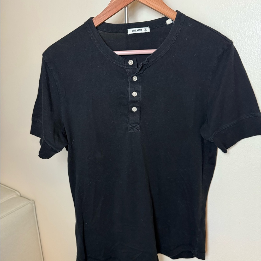 Buck Mason Black Short Sleeve Tee